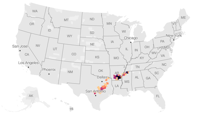 Самый холодный ветер за последние десятилетия ударит по Новой Англии, поскольку смертоносный ледяной шторм на юге оставил более 400 000 человек без эл