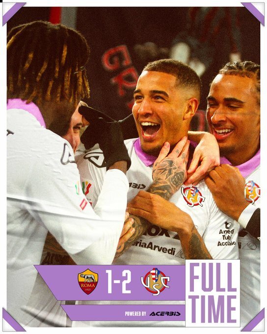 Моуринью сожалеет об "ужасном" первом тайме, так как "Рома" потерпела поражение в Кубке Италии!