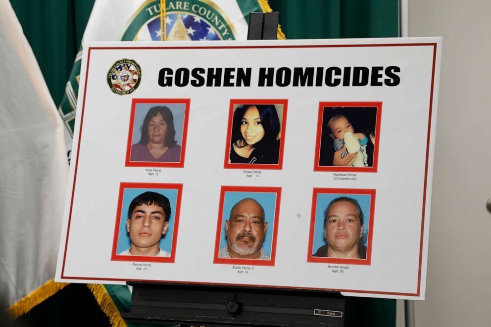 6 родственников, включая ребенка, были застрелены в ходе целенаправленного "массового убийства