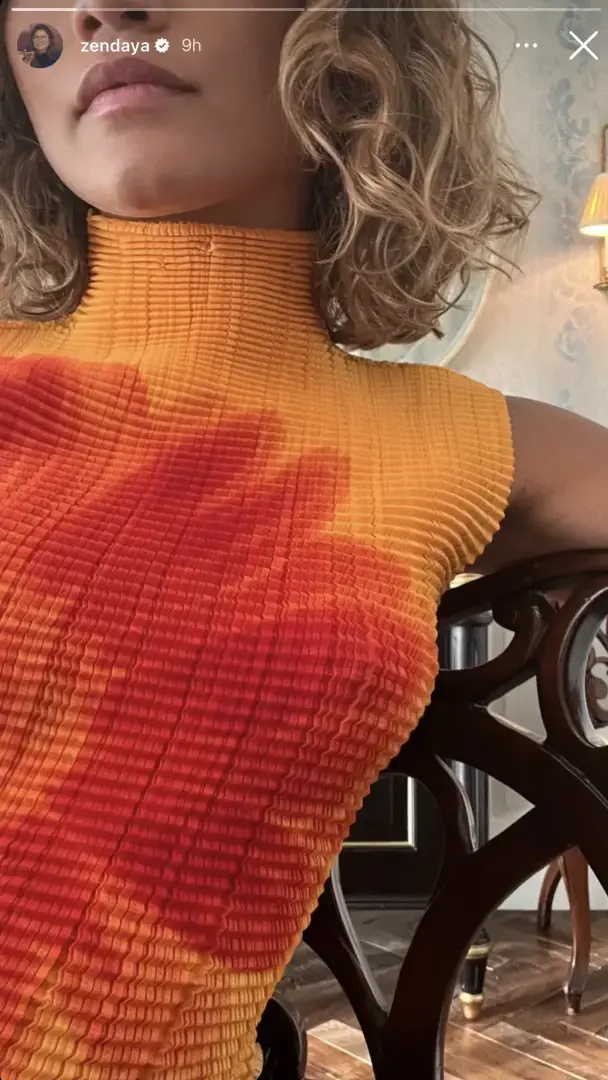 Зендая демонстрирует свои кудри. Новая прическа известной актрисы.