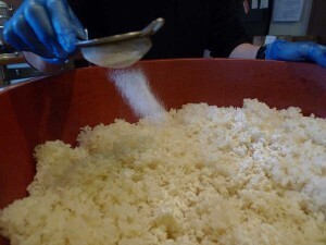 Процесс приготовления саке