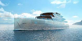 Способ для богатых путешествовать в тайне: Концепция «невидимой» 88 метровой супер яхты.