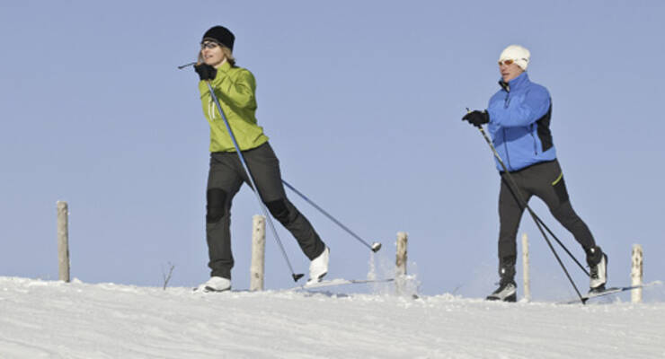 Техника ходьбы на лыжах