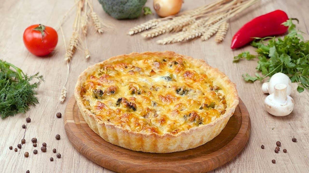 Рецепт пирога киш с курицей и брокколи