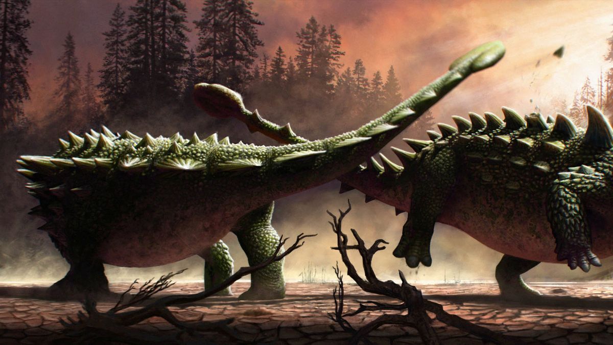 Чем служил бронированный хвост динозавра Зуул. Открытие учёных.