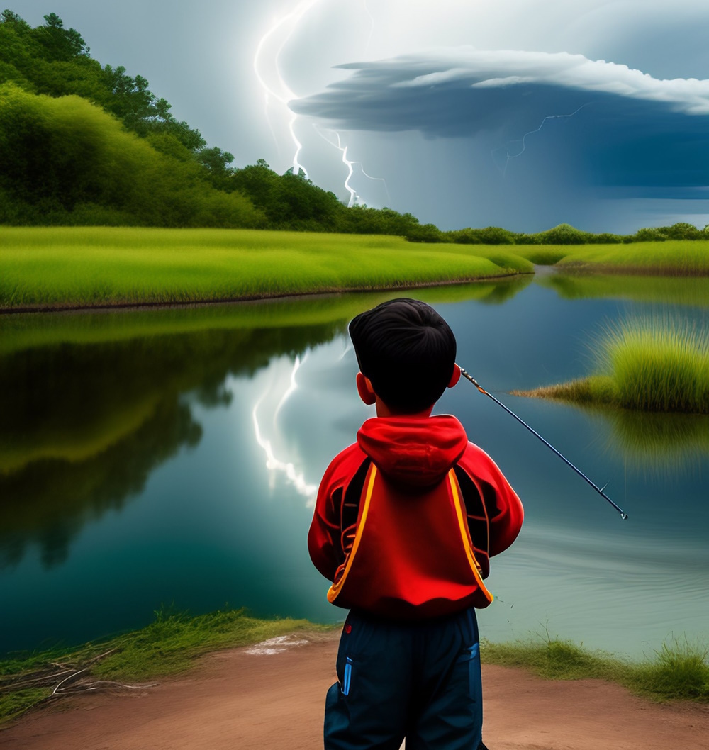 Случай из детства (как мы с другом на рыбалку ходили)