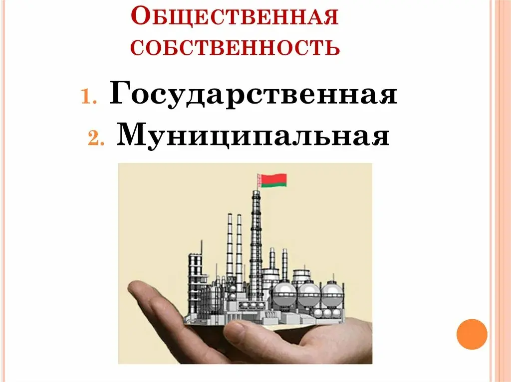 Государственная и муниципальная собственность презентация