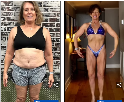 Бабушка 5-ти внуков стала бодибилдером в 65 лет, заменив тренировки вином и тайской едой