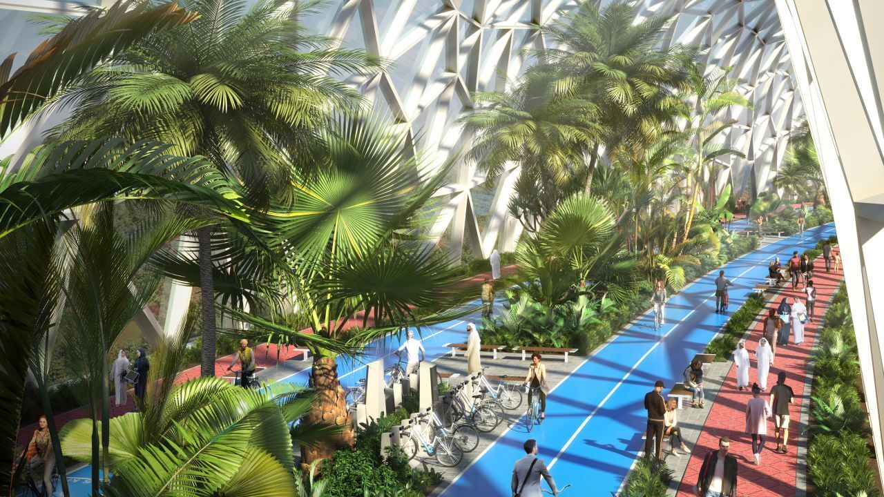 В Дубае может появиться 93-километровая крытая велосипедная супермагистраль