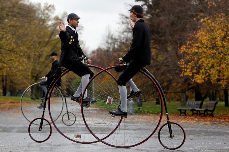 Гонка на пенни-фартингах