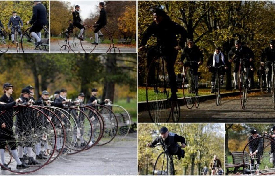 Гонка на пенни-фартингах