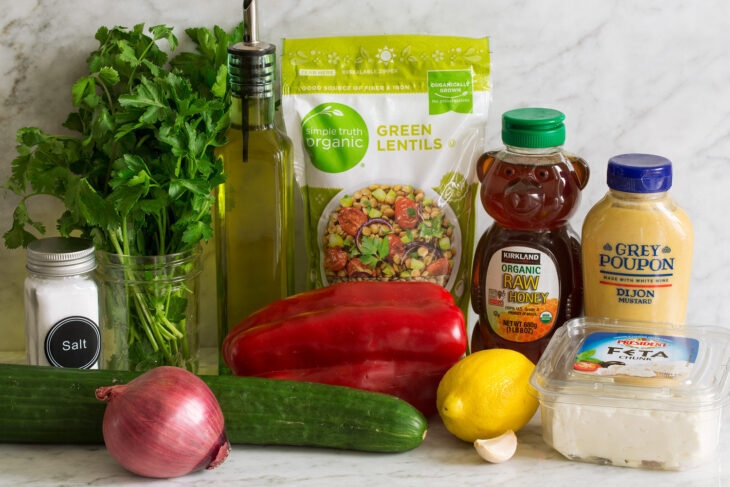 Самый легкий салат из чечевицы за 10 мин