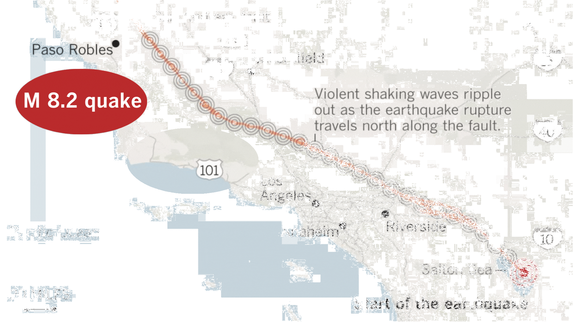 Калифорния сталкивается с угрозой повторения мега-землетрясений, которые опустошили Турцию