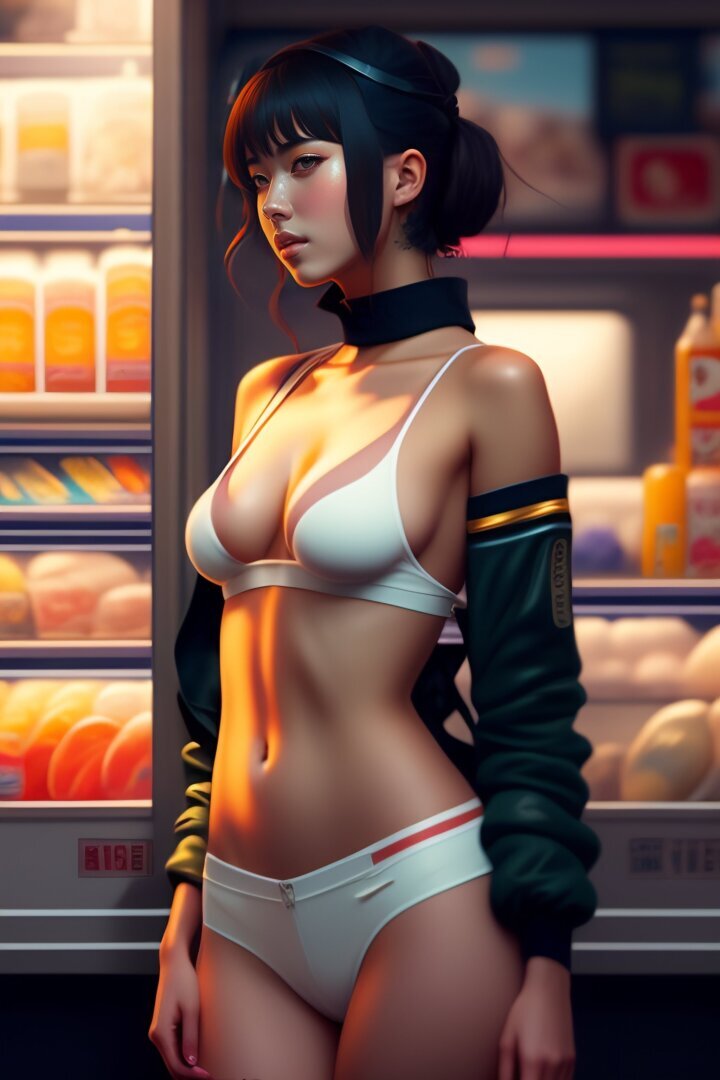 Сексуальная девушка по меркам нейросети (в картинках)