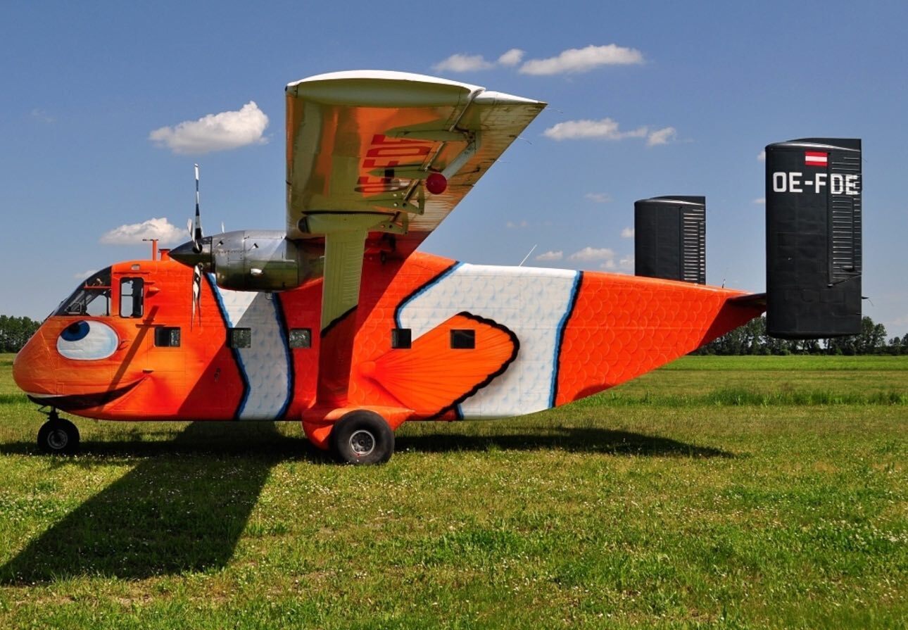 Ведущие в мире самолеты раскрашены невероятным образом