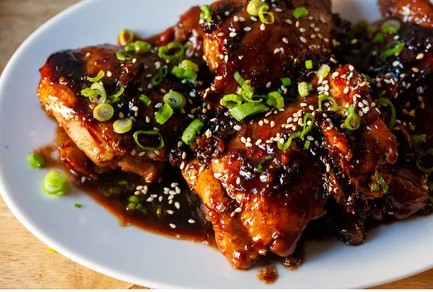 Курица в соевой глазури