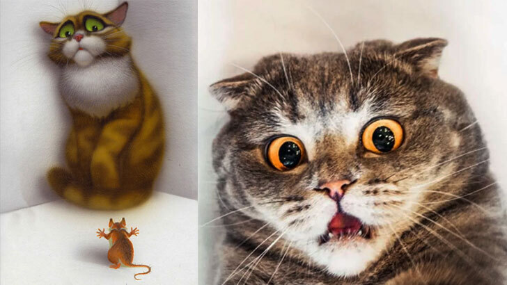 Басня про кота и валерьянку