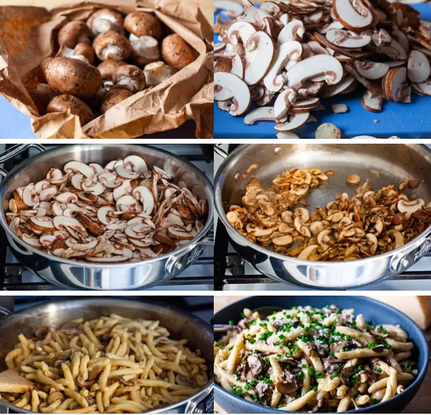 Простейшая грибная паста