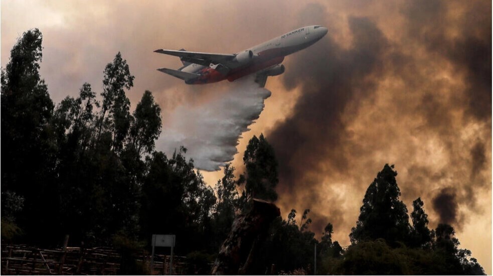 В Чили прогноз лесных пожаров улучшился