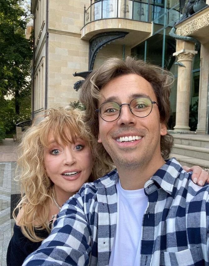 Алла Пугачева и Максим Галкин<span style=