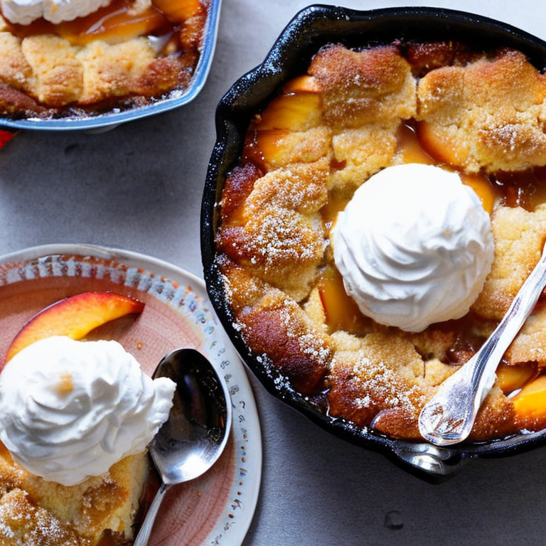 Пьяный персиковый пирог на гриле