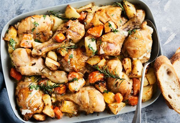 Курица на зиму в одном горшочке