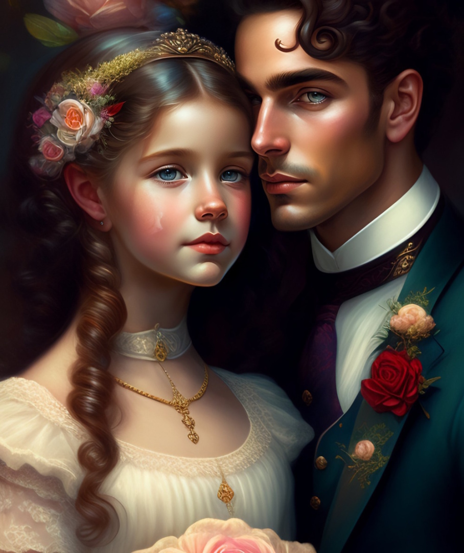 Он смечлся над ней, а она привратилась в красавицу