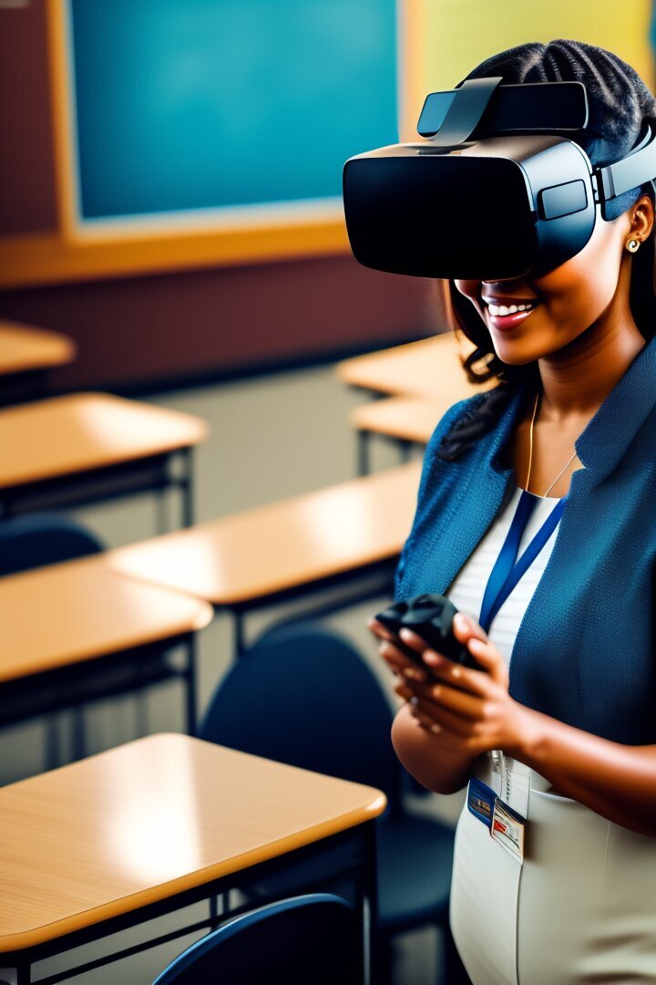 "Будущее образования: Путешествие в виртуальную реальность и персонализированное обучение"