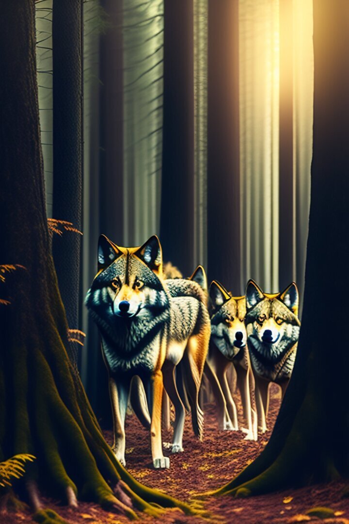 Мой необычный и чуть страшненький сон - назвал ее ВОЛКИ