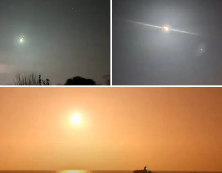 Метеор взорвался над Францией по окончании Суперкубка.