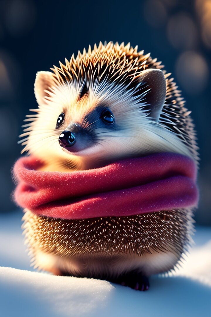 История о Ёжике на воздушном шаре.