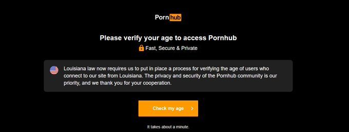 Все больше штатов США рассматривают возможность требования удостоверения личности для просмотра онлайн-порно