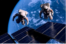 Как человек может выдержать такой удар в космосе от радиации в этих скафандрах сделаны с тряпок.