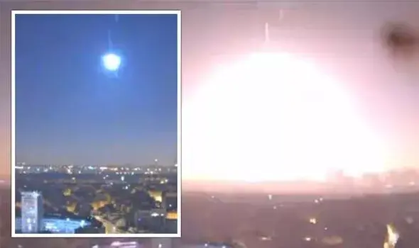 Астероид взорвался над Ла-Маншем