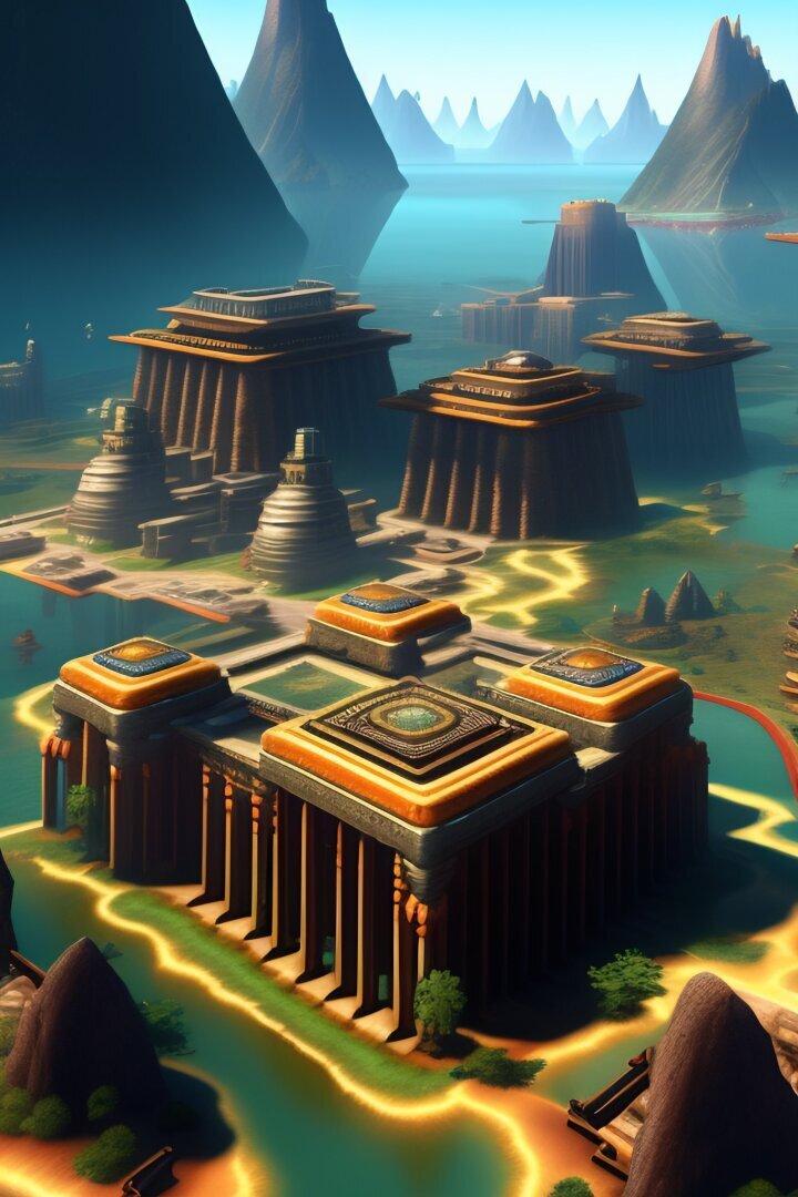 Таинственная легенда об Атлантиде: рассказ о судьбе развитой цивилизации.