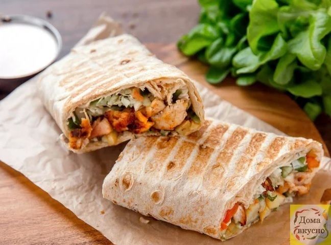 Готовлю домашнюю шаурму с курицей и морковью по-корейски - супер вкусно. Берите на заметку