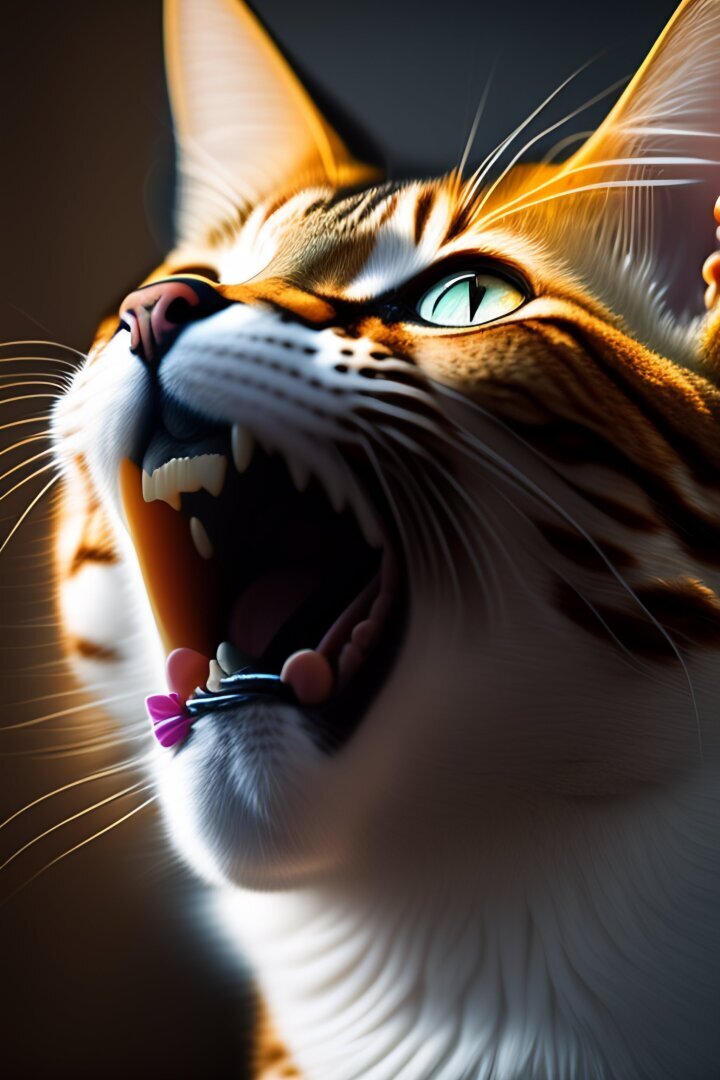 Кошки любят повеселиться.