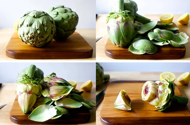 Хрустящие жареные артишоки