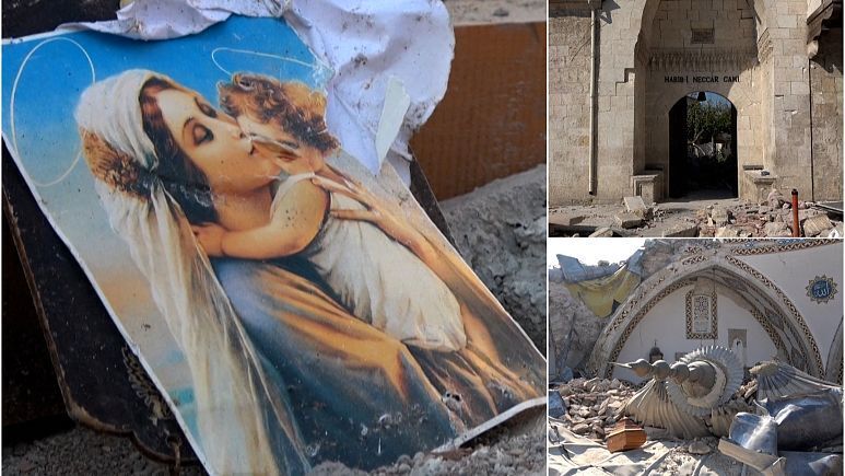 Религия в руинах: Самая древняя мечеть Турции и самая древняя церковь в мире разрушены землетрясением