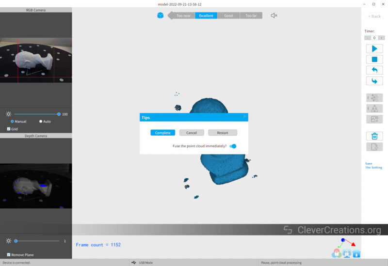Обзор Revopoint MINI, 3D-сканирование