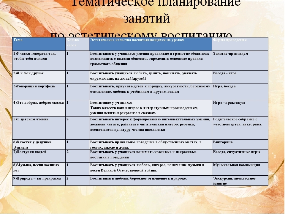 План проведения внеурочного мероприятия