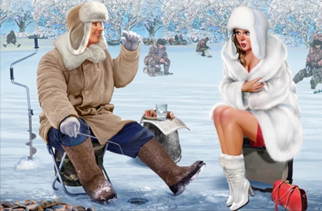 Назад в СССР. Нереально красивые девушки на советском пин-ап плакате