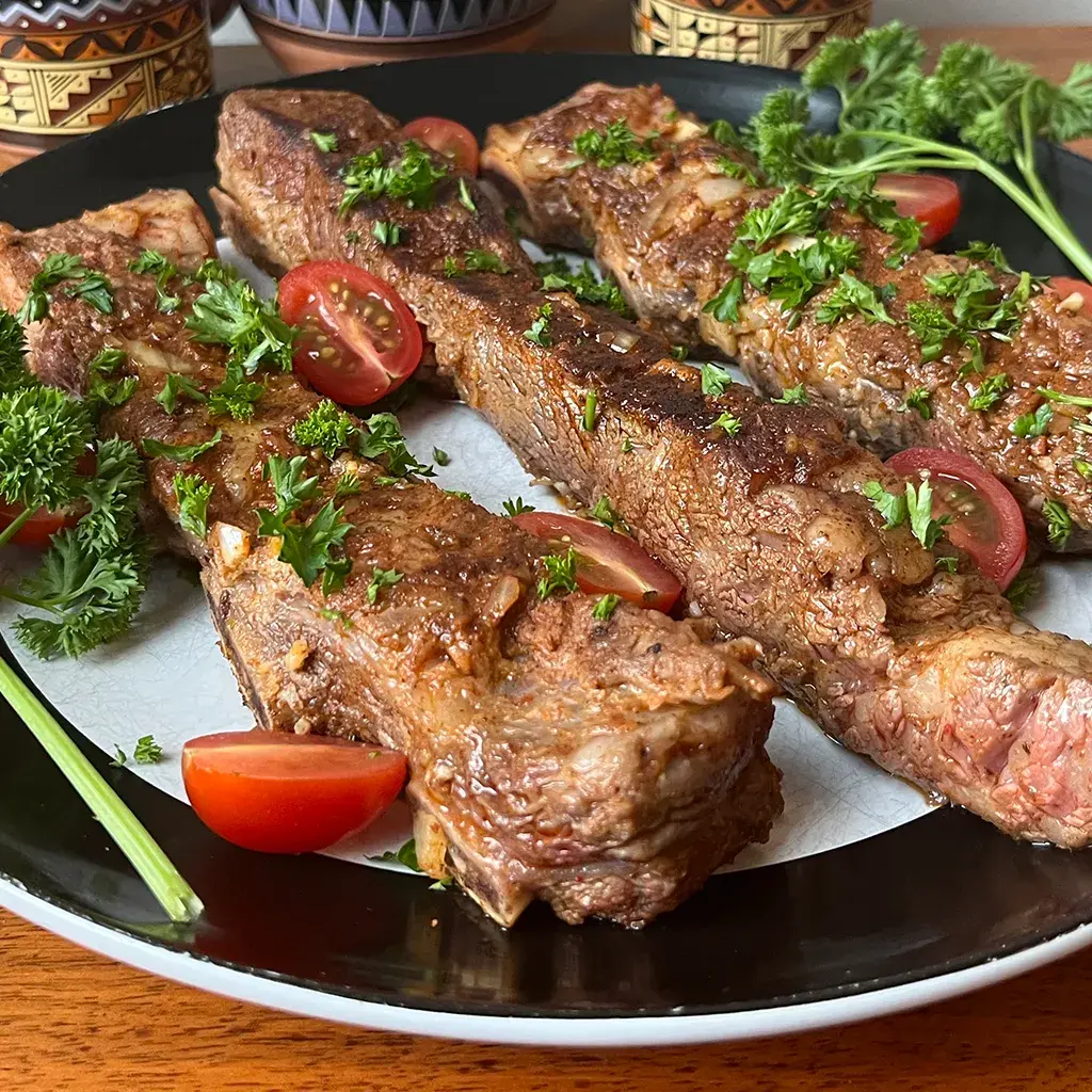 Еврейские ребрышки на гриле