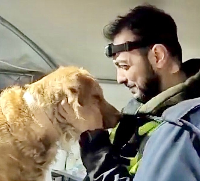 Поисково-спасательные команды работают круглосуточно, чтобы спасти жизни людей и животных после землетрясения в Турции и Сирии