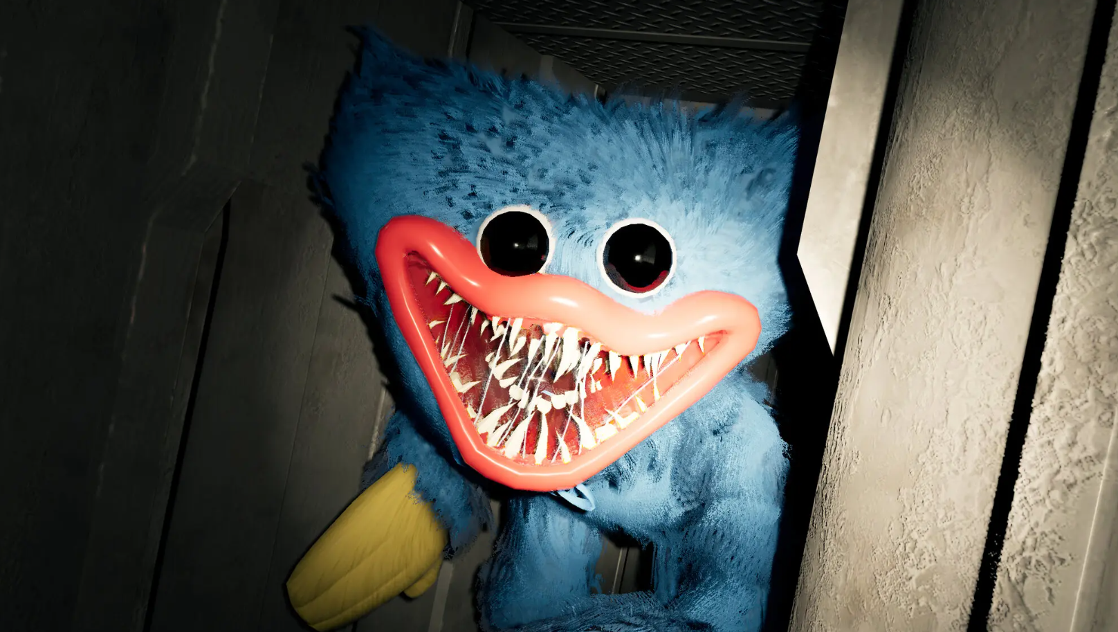 Хагги Вугги, персонаж видеоигр с налитыми кровью глазами, любимец маленьких детей и сбивает с толку продавцов.