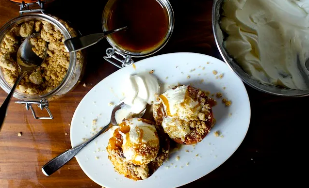 Персики на гриле