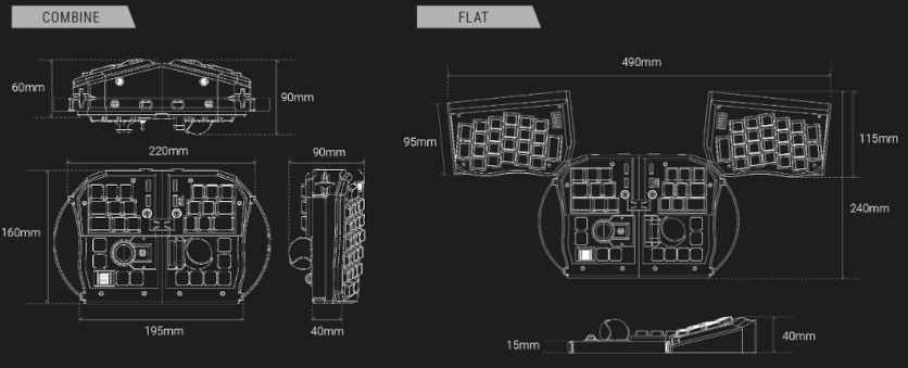 GrabShell — необыкновенная клавиатура-джойстик с трекпадом