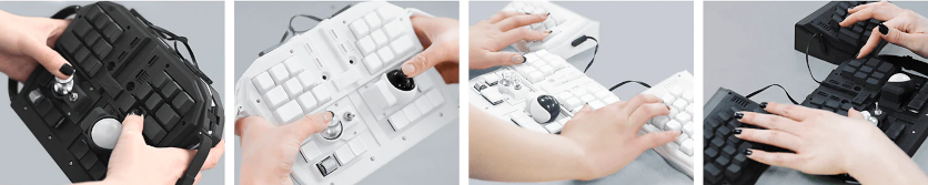 GrabShell — необыкновенная клавиатура-джойстик с трекпадом