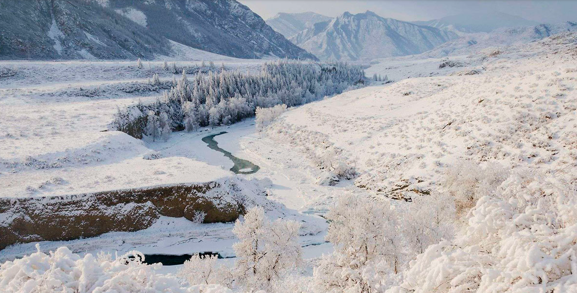 Зимний Алтай.