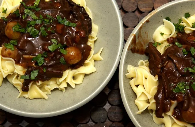 Гриб по-бургундски